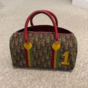 RARE Dior Rasta No.1 Trotter Bowling Bag Vintage Galliano Y2K Icon